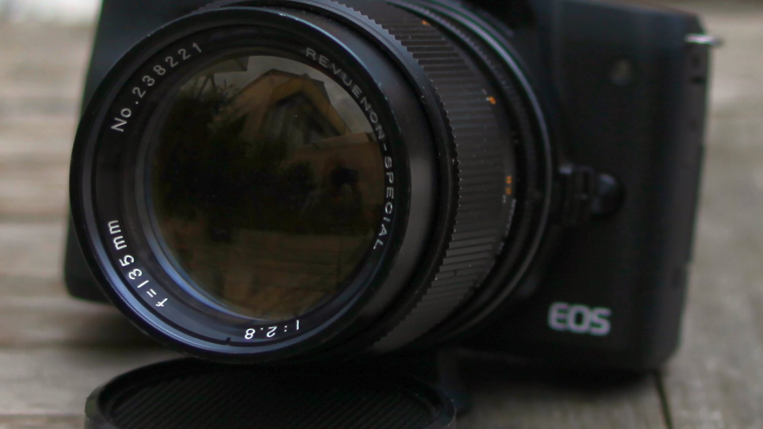 EOS M50 mit VLITROX Speed Booster